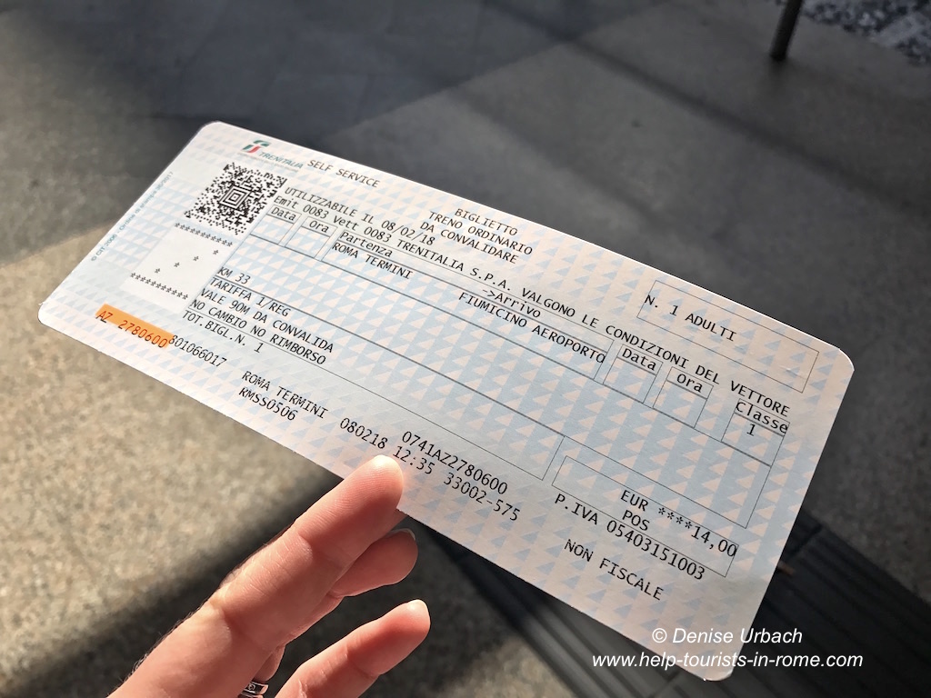Ticket Leonardo Express Rom