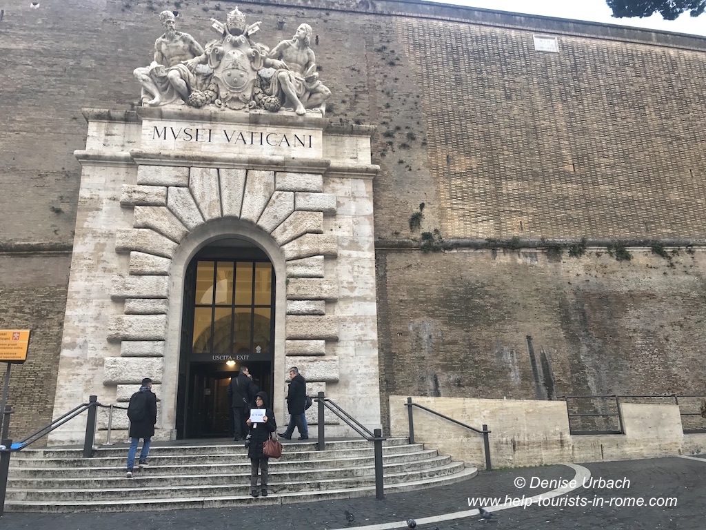 Ausgang Vatikanischen Museen