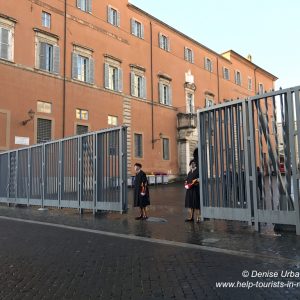 Eingang zur Generalaudienz Rom