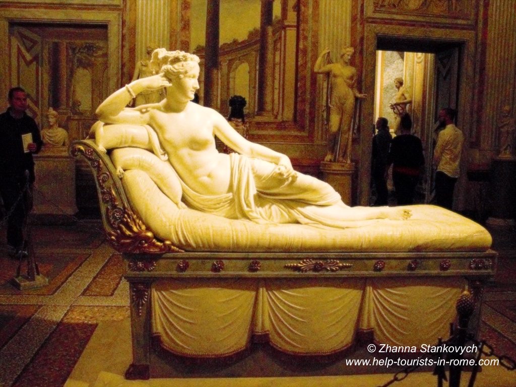Paolina Borghese in der Galleria Borghese Rom