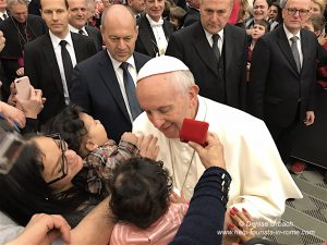 Papst bei Pastaudienz Rom
