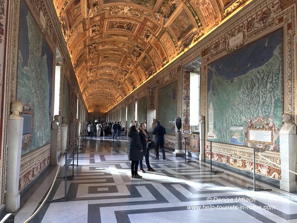 Vatikanische Museen schöne Galerie