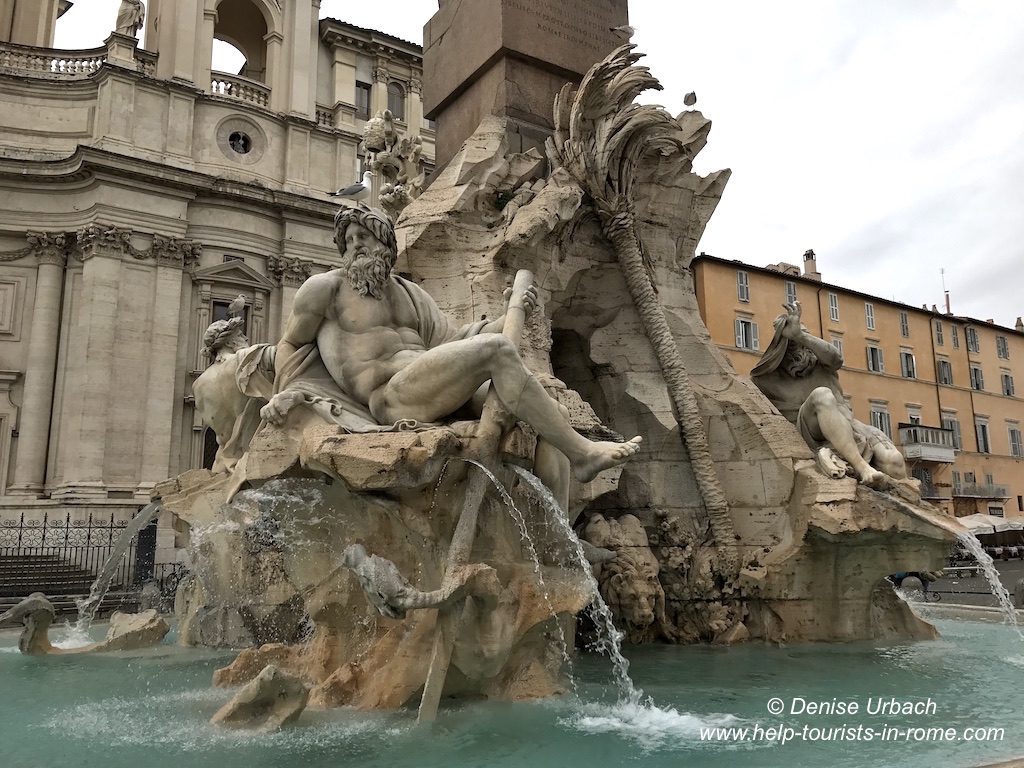 Vier Ströme Brunnen Rom