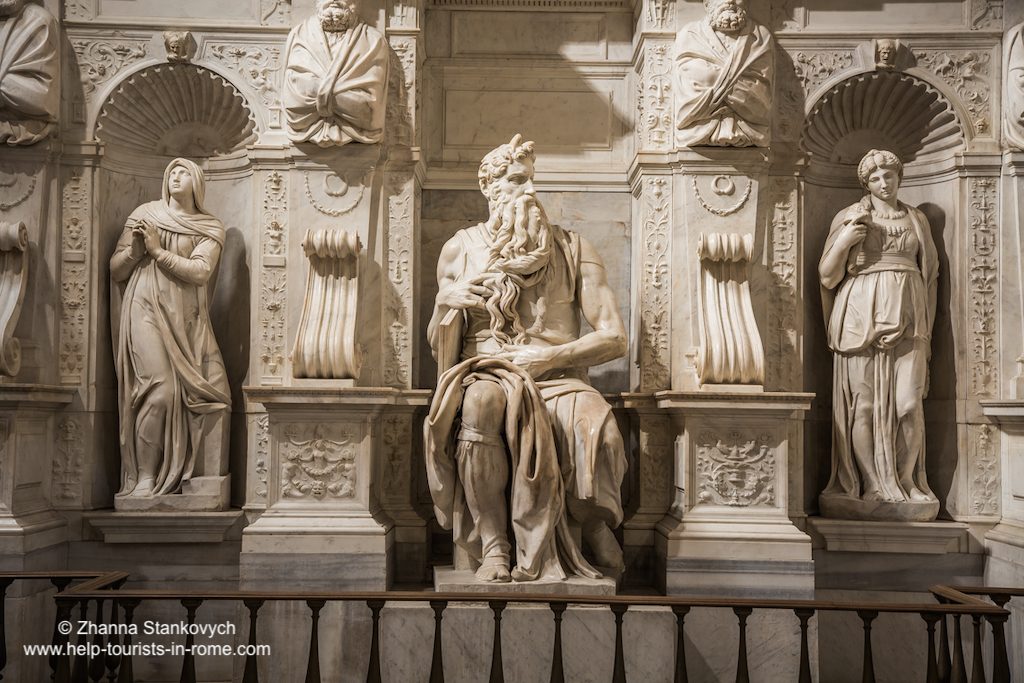 Moses by Michelangelo Rome