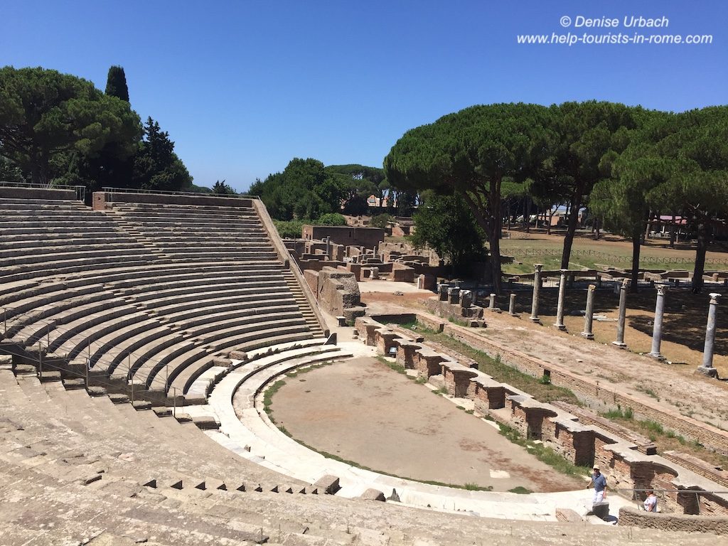 Amphietheater Ostia Antica Rom