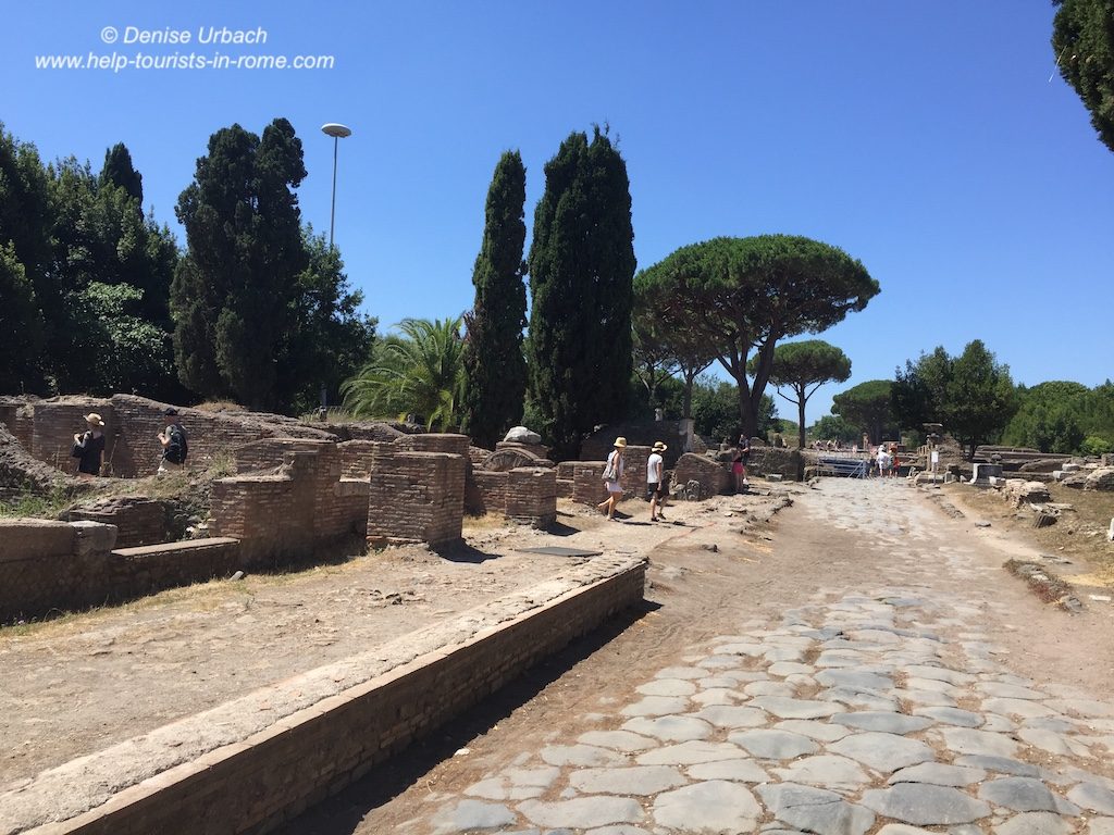 Ostia Antica Rom antike Ausgrabungsstätte