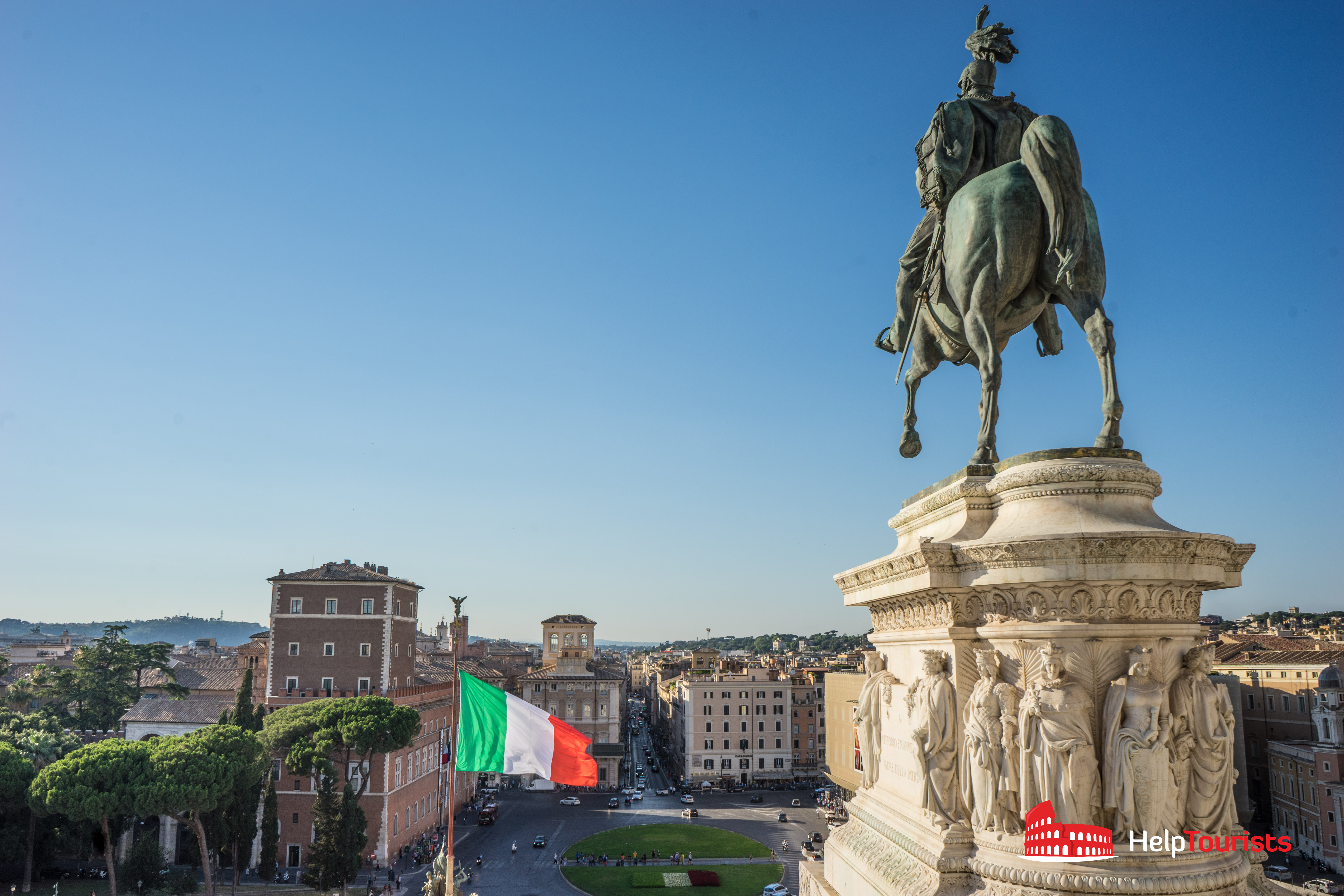 ROME_Vittorio Emanuele II Monument_horse statue